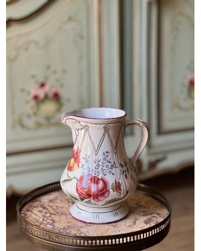 Plat à cake en porcelaine de Limoges à décor de roses - Ressourcerie  Histoires Sans Fin