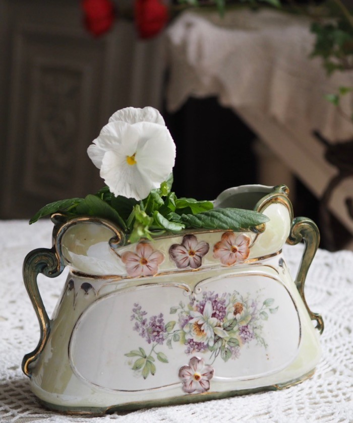 19世紀の陶器のジャルディニエール - villamontrose.shop