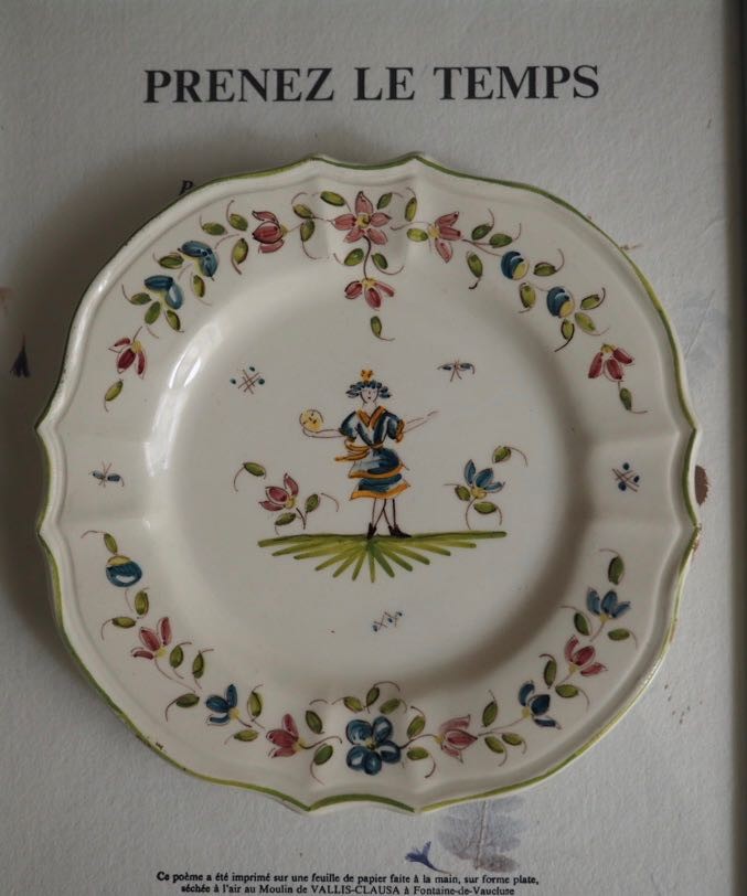 19世紀後半頃 ハンドペイントの絵皿つ